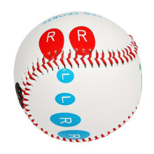 9' Training Baseball with Color Coded Finger Placement Markers