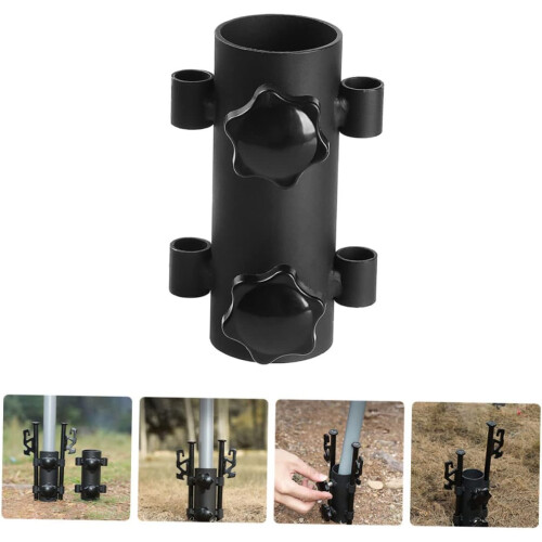 Baldachin pole solid pipe awning lock windproof camping fiberglass 2