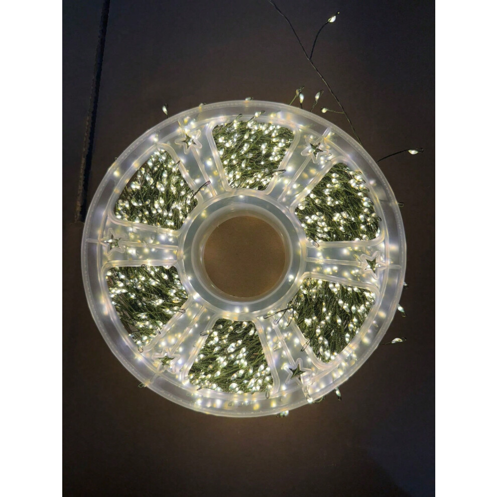 Vehhe (50M 1500 S Plug-In Model, Warm ) Led Firecracker S Copper Wire String Wire Centipede Feet Indoor And Outdoor Holiday Garde White/Light/Green