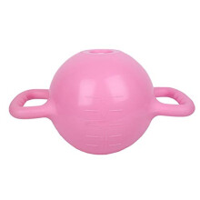 Yoga Fitness Kettle Bell Adjustable Water Kettlebell Double Handles Body Design Equipment Pink