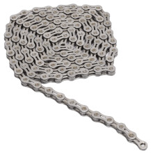 116 Link Bicycle Cha, 9 Speed Galvanised 116 Link Chain Made of Reinforced Carbon Steel with Connecting Buckle for Cycling Riding