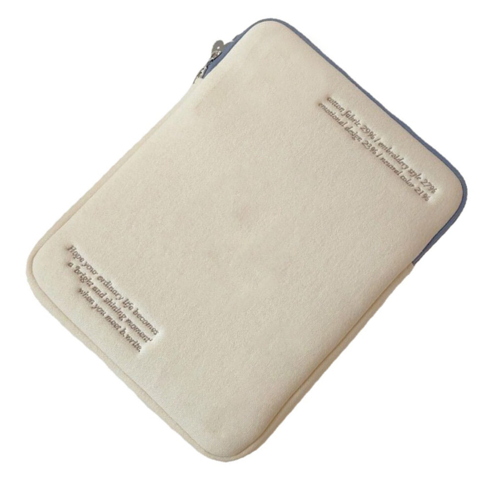 Soft Cotton Tablet Sleeve 13-14In Protective Case Light 7901328167662