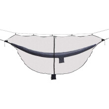 Hammock Mosquito Net Double Mesh Cover Outdoor 360 Degree Protection Double Sided Zipper Hanging Chair Grey