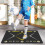 FußballTrainingsmatte, agility training board with nonslip underside, dark grayyellow 2
