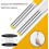 Badminton racket swing trainer  wrist strength trainer, posture correction rod 3