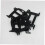 Wireless Rope Flint Fire Starter Yarn Dispenser for Crocheting Black Plastic 3