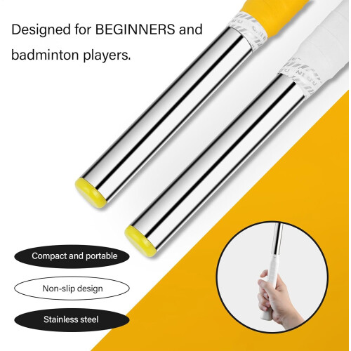 Badminton swing trainer, portable wrist strength trainer, posture correction rod 2