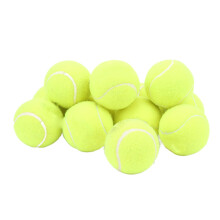 Hoch elastic cashmere rubber tennis balls, 12 pieces, durable training equipment for the school club