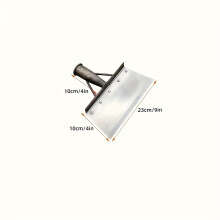 (23cm) 1pc Stainless Steel Garden Weeder & Multi-Purpose Metal Weed Puller - Ergonomic Handle, Sharp Blades