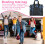 Bowling Bag, Multifunctional 1 Ball Tote, Adjustable Padded Handbag, blue 2