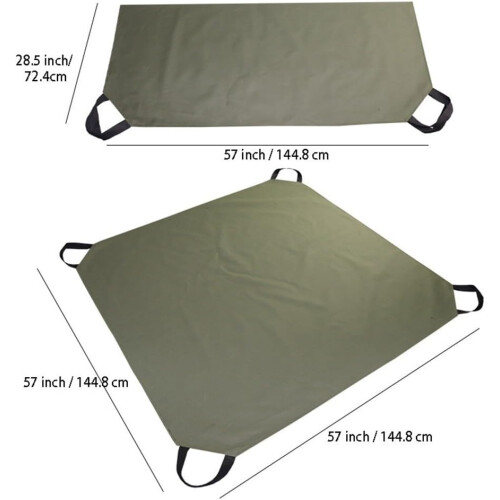 Easytopull handles, leaf tarp, large capacity for leaf and waste collection 1