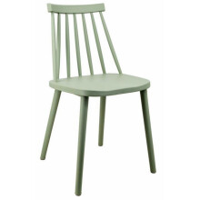 Kyra French Chair - Plastic - L46 x W43 x H80 cm - Green