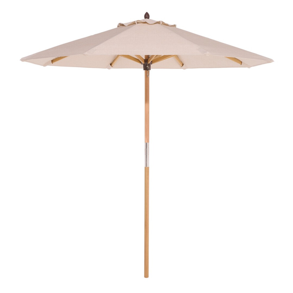 Rowlinson 2.0M Ashdown Wooden Parasol - Timber - L197 X W197 X H219.5 Cm - Natural