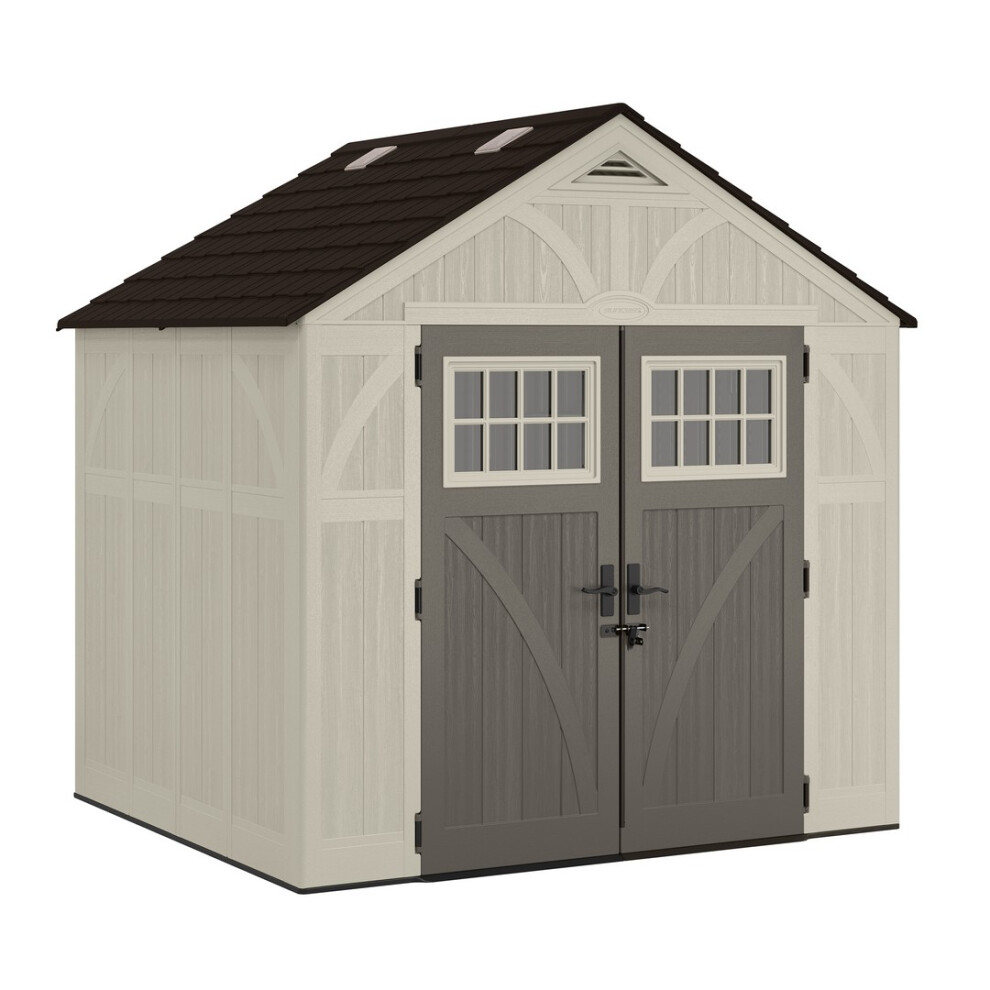 Rowlinson 8 X 7 Tremont Shed - Resin - L218 X W255 X H262 Cm