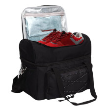 2 Ball Bowling Bag, 2 Ball Bowling Bag Carry Bag with Padded Divider Carry Bag with Padded Divider and Ball Holder