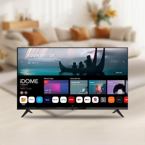 32 Inch Smart Web OS TV, WiFi, Freeview HD Ready, Frameless, 2 HDMI, USB