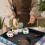 Repotting Mat for Indoor Plants, Foldable,, Floral Pattern (29.5x29.5 Inch) 2