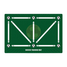 Agilityfootstep training mat, 60x40cm, wearresistant, slipresistant, for soccer training