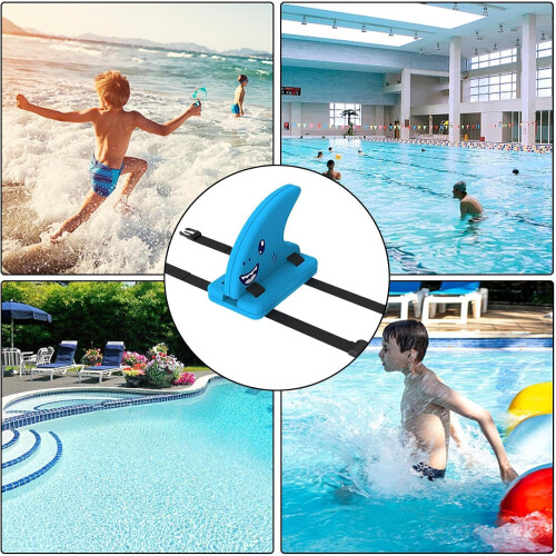Shark Fin Float, Training Float with Adjustable Belt for Kids Blue 1