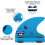 Shark Fin Float, Training Float with Adjustable Belt for Kids Blue 5