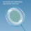 Badminton Set for Adults, ShockAbsorbing Racket, Blue Bat  Bag  3 Balls 5