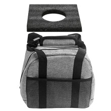 Single Ball Bowling Bag with Padded Holder Mesh Pocket