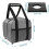 Single Ball Bowling Bag with Padded Holder  Mesh Pocket 3