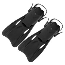 1 Pair of Plastic Swimming F, Short Snorkel F for Adults, Compact Travel Size