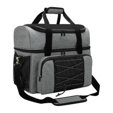 Padded Bowling Bag Ball Carrier Double Bowling Ball Vector with Space for Shoes