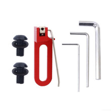 Rarrao Archery Magnetic Arrow Rest Set, Recurve Bow Metal Key Right Left Hand, Push Button Metal Arrow Rest Left Right Hand for Recurve Bow
