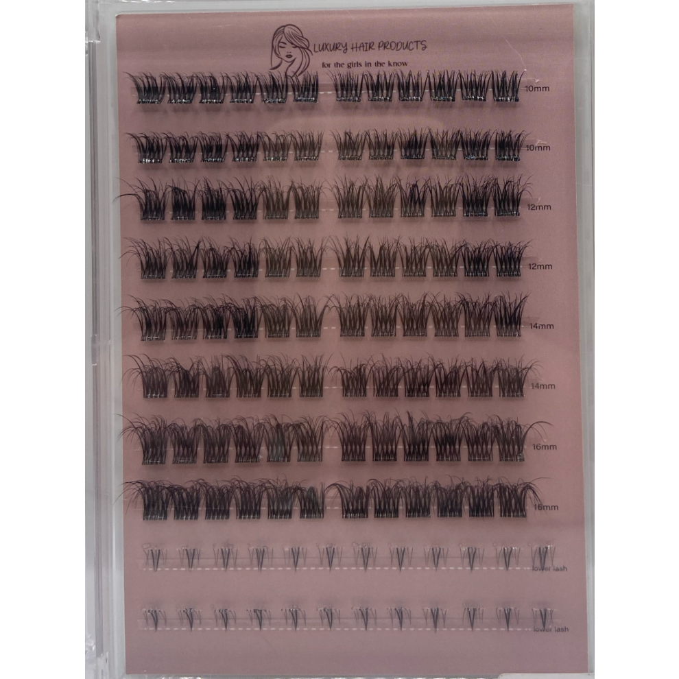 Mateque Pre-Glued Cluster Lashes. The Angel Lash By Luxury Hair