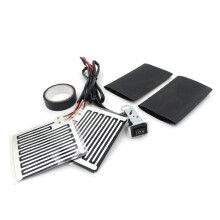 12V Heated Grips for ATVMotorcycle, 3 Temp Settings, Fast Heating, Easy Install