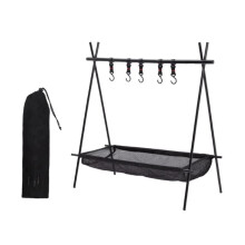 Frame Mesh bag Camping frame Folding camping tripod Hanger for small items 50x70x72cm 61X100X105Cm