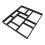 Concrete Cement Walkway Stencil, 10 Grids 51x46x4cm Black 1