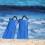 Swimming f for adults, adjustable straps rubber f for training 2