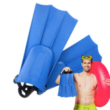 Swimming f for adults, adjustable straps rubber f for training