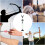 Recurve Bow Stand, Fiberglass Bow Holder, Safe Presentation White 3