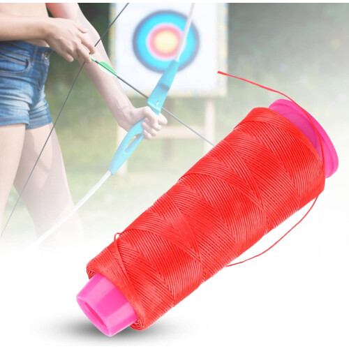 110 M bowstring material thread for recurve bows, archery accessories with holder, available red 1