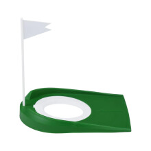 Putter Practice Hole, Flag for Indoor Outdoor Use, 17.3x13.3cm Training Aid