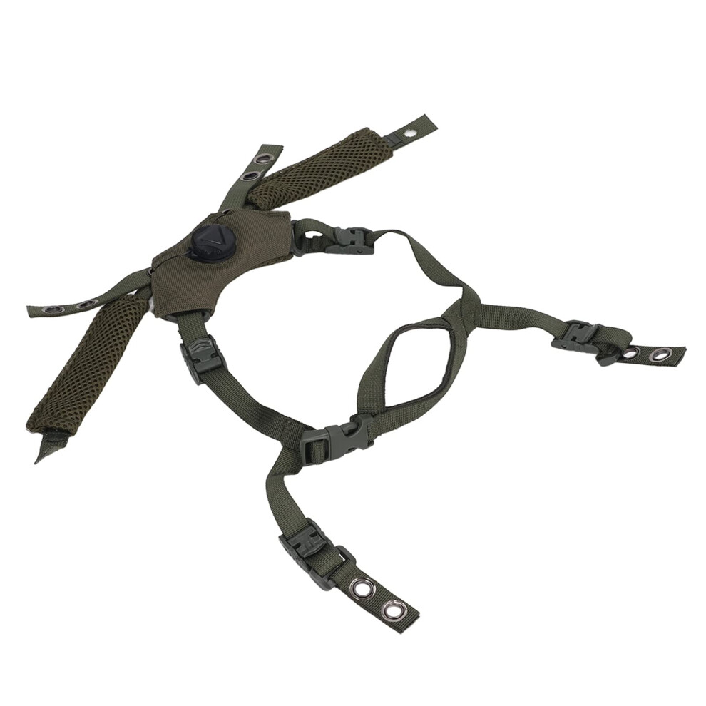 Helmet Chin Strap, Adjustable Dial Suspension System, Chin Strap, Helmet Accessories For Fast, For Me, Wendy Helmet Od Green 6276012895116