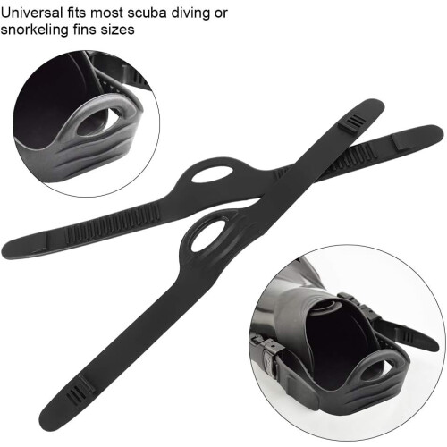 GummiDiving F Adjustable Light Replacement Universal Fin Strap (S) 1