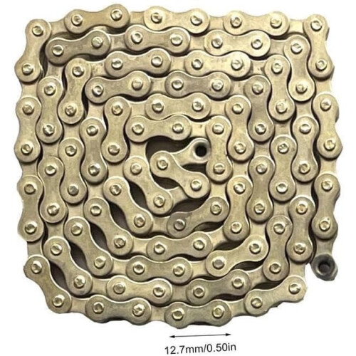 Bicycle Chain, 94 Sections, Single Speed Carbon Steel, Colourful, 2