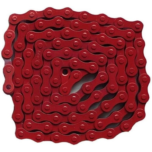 Bicycle Chain, 94 Sections, Single Speed Carbon Steel, Colourful, 1