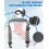 Ski Strap Carrier with 360 Degree Buckle, Adjustable Shoulder Strap for Ski Boots 2