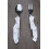 Pocket Knife Cutlery 6 in 1 Red Separable 3