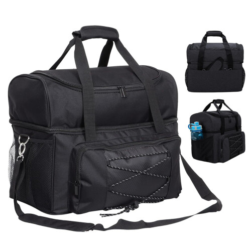 Bowling Bag for 2 Balls with Padded Strap