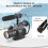 Microphone Universal Stand Adapter Shock Mount Shock Mount Shock Absorber with Cold Shoe 1859 3