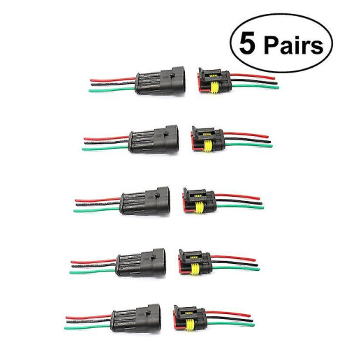 5 paar 3 connectoren 1