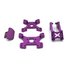 1 set metalen schokdempers voor Wltoys, paars