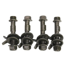 4 kpl 14 mm teräksisiä auton nelipyörän suuntaussäätöruuveja, säädettävät kallistuskulmat, 10,9 intensiteettiä